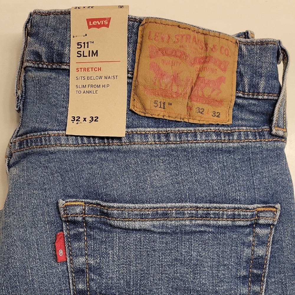 NEW Levi's 511 Men's Slim Jeans - Classic Blue